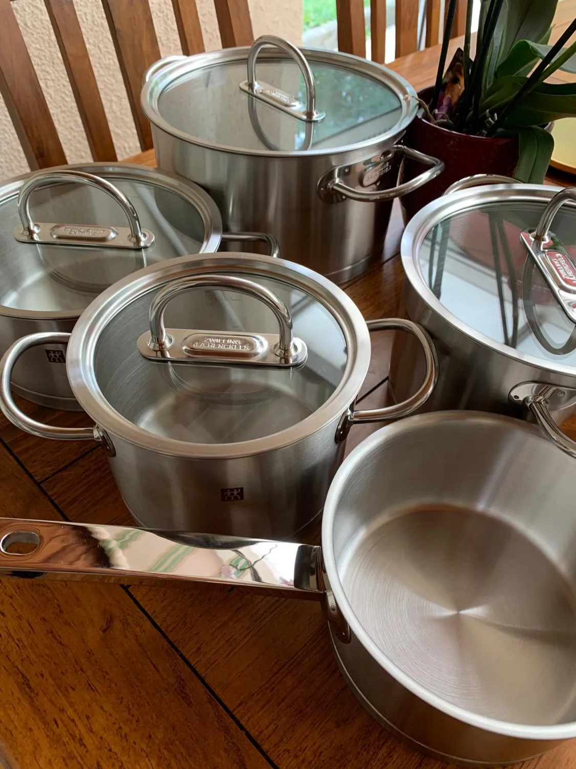 Zwilling Prime set pentole 4 pezzi acciaio inox induzione