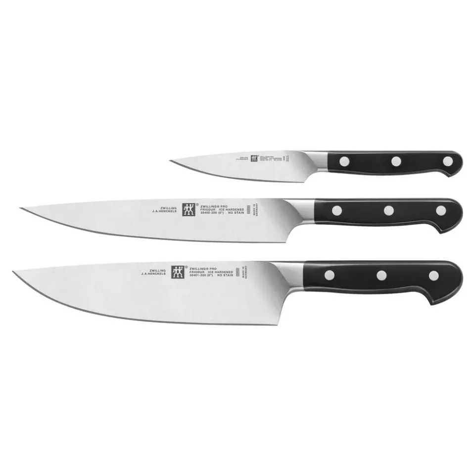 Zwilling Pro 38430-007-0 set coltelli 3 pezzi forgiati