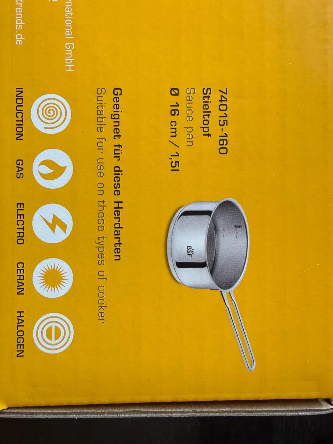 Zwilling Bordeaux pentola inox 16 cm 1,5 L senza coperchio