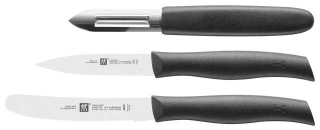 Zwilling Twin Grip 38738-000-0 set coltelli 3 pezzi nero