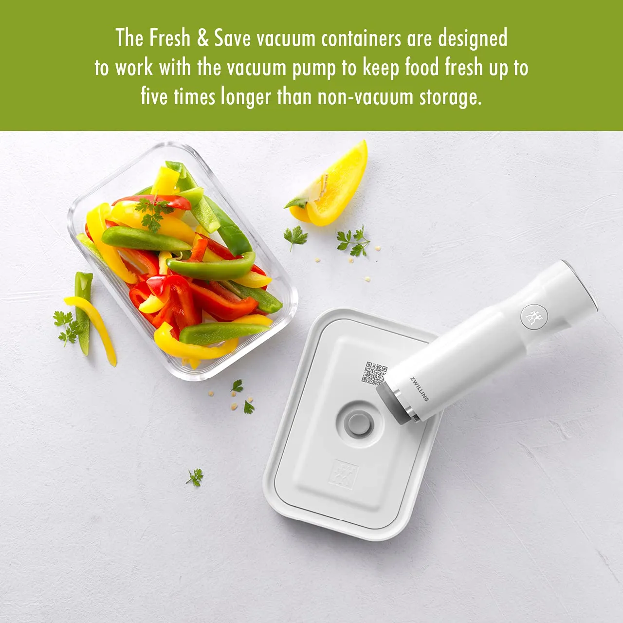 Zwilling Fresh & Save Contenitore Vetro Sottovuoto Media