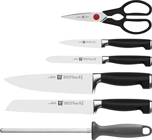 Zwilling Twin Four Star II ceppo coltelli 7 pezzi faggio forgiato