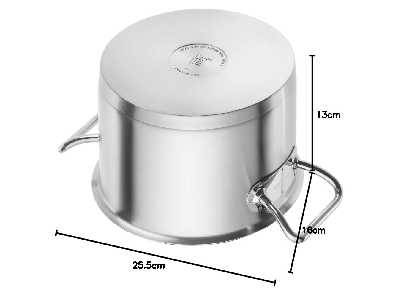 Zwilling Pro 65123-160 pentolino acciaio 16 cm 18/10