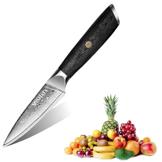MOSFiATA coltello spelucchino damasco 4 pollici VG10