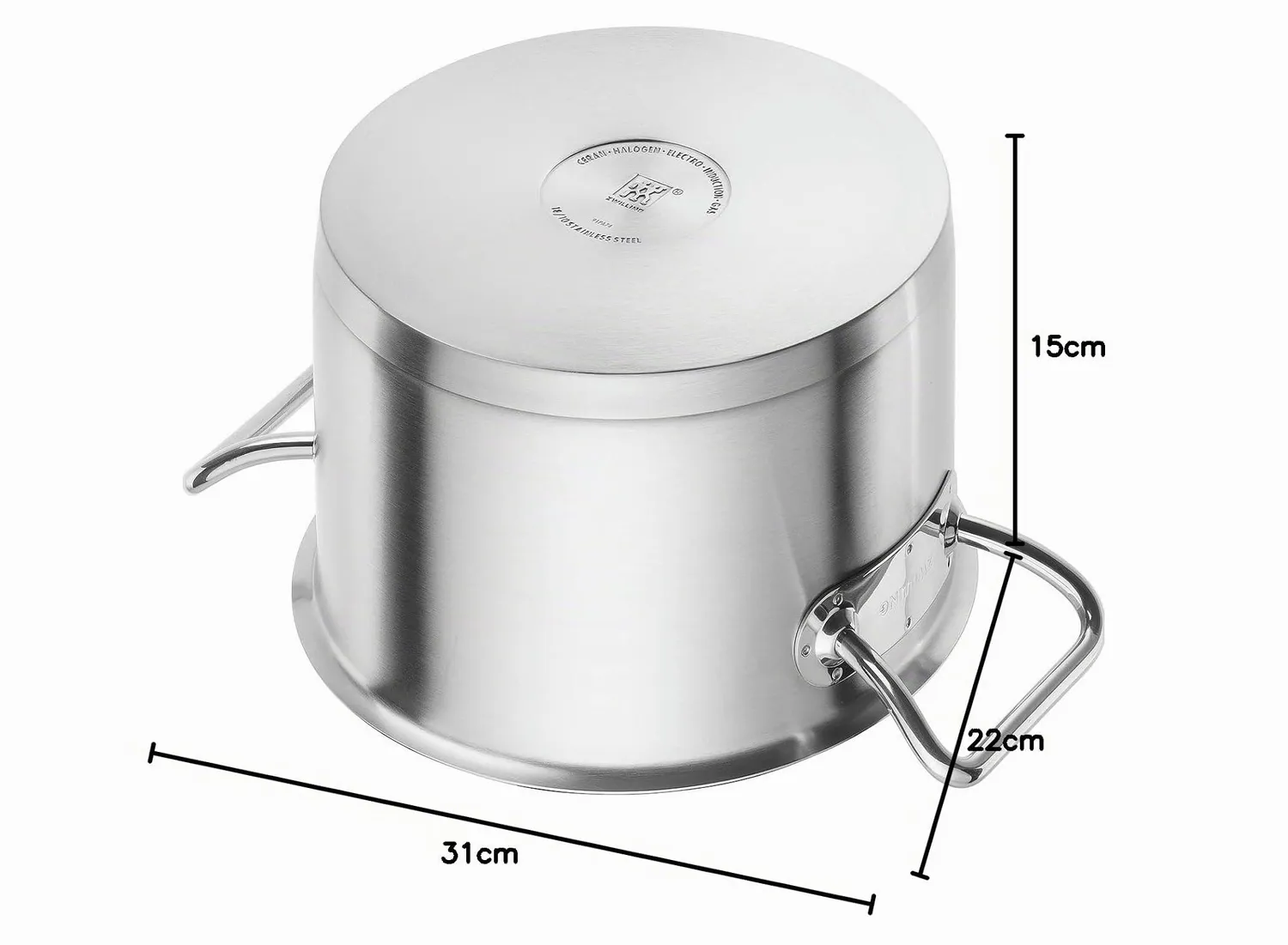 Zwilling Pro casseruola 20 cm acciaio 65122-200