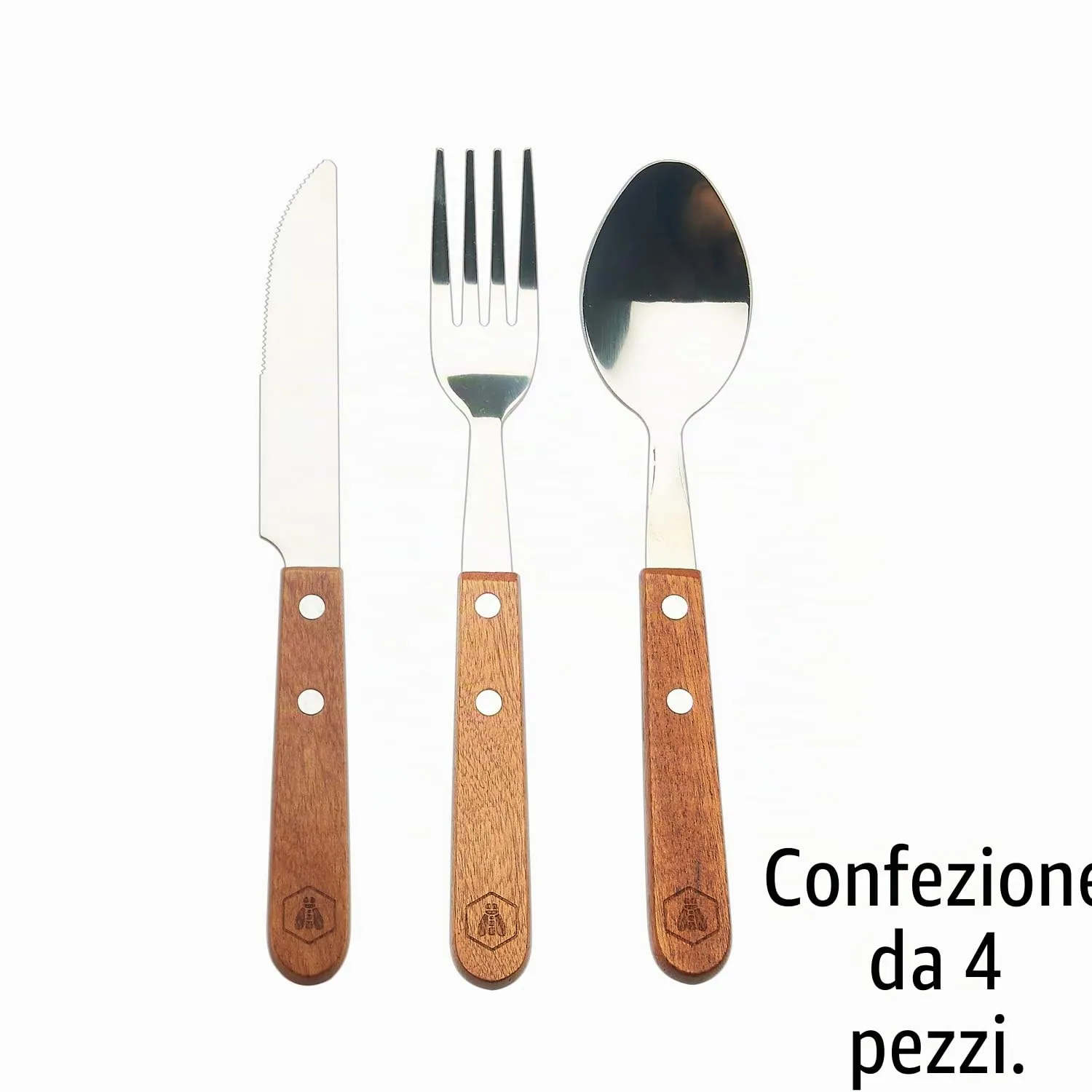 Laguiole en Aubrac set picnic completo 18 pezzi legno pino
