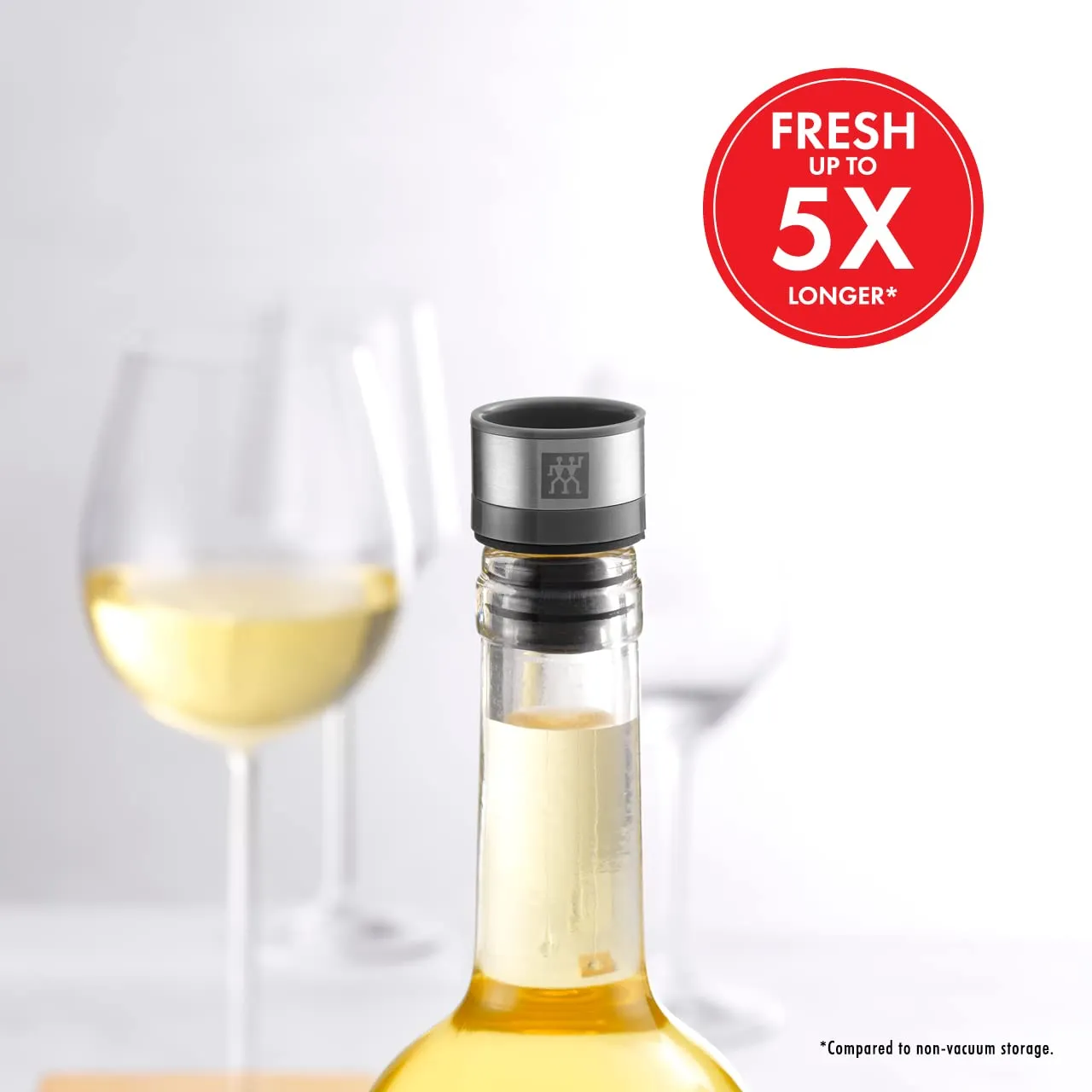 Zwilling Fresh & Save Tappo Vino Sottovuoto Inox