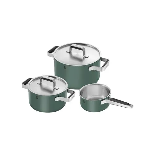 Zwilling Pure set pentole 3 pezzi verde ceramica