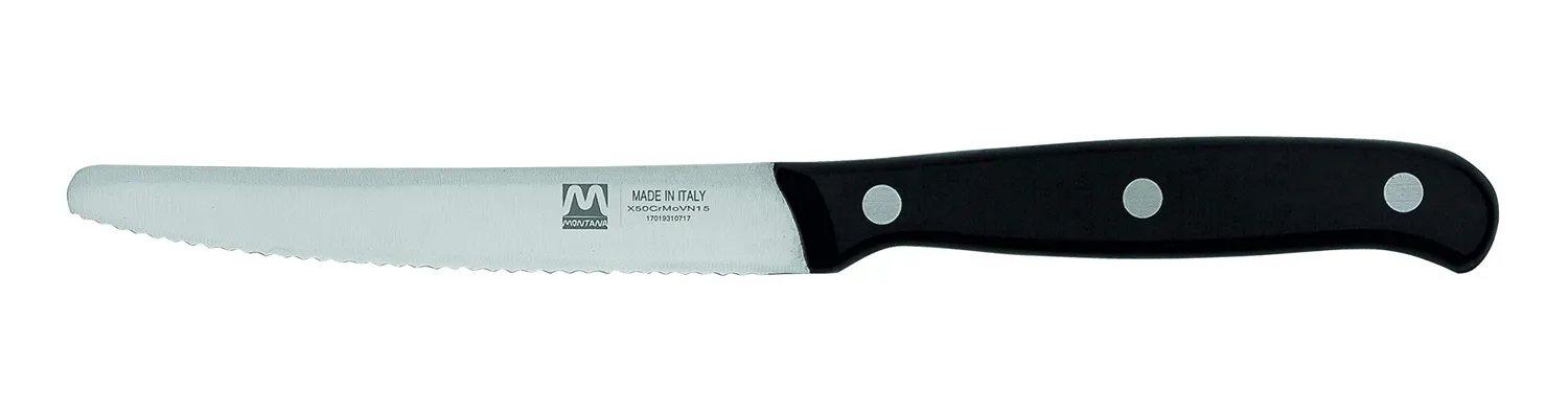 Montana Integral coltello bistecca mezza dentata 11 cm