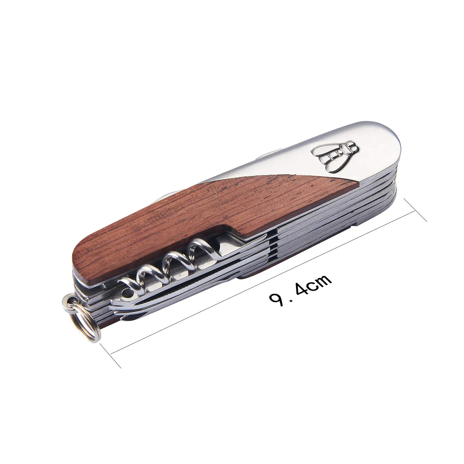 Laguiole coltello multifunzione 11 funzioni palissandro custodia pelle