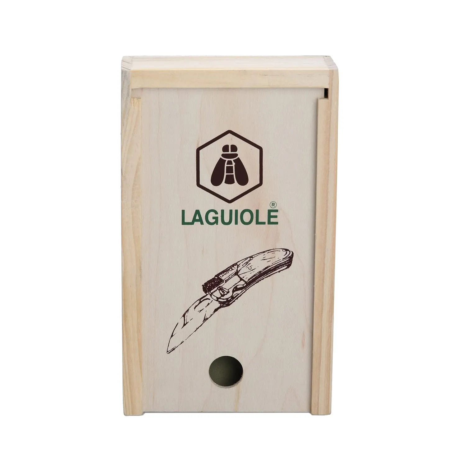 Laguiole en Aubrac coltello pieghevole torcia LED legno 17 cm