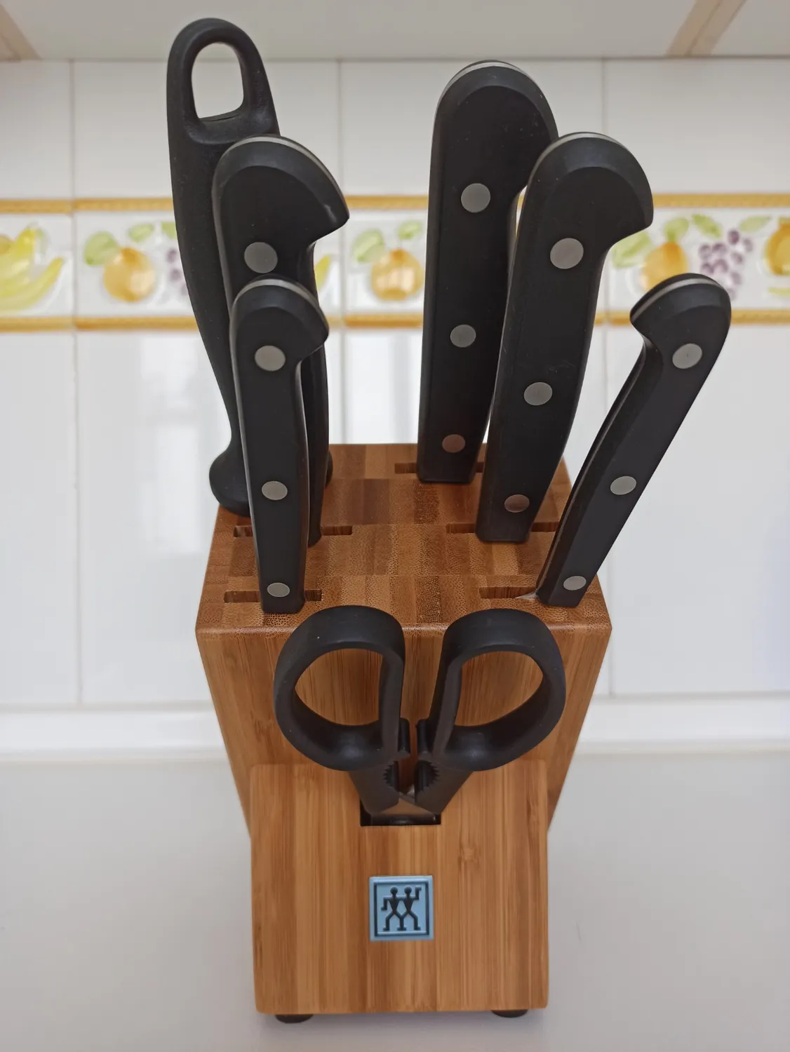 Zwilling Twin Gourmet 31673 ceppo coltelli 8 pezzi bambù