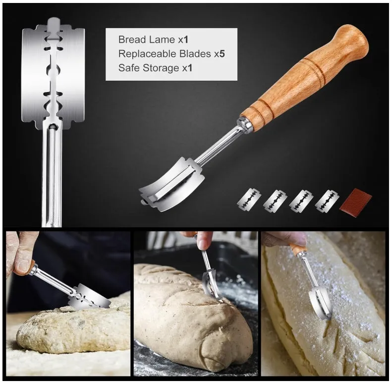 MOSFiATA Coltello Pane Seghettato 10,5 Pollici Acciaio