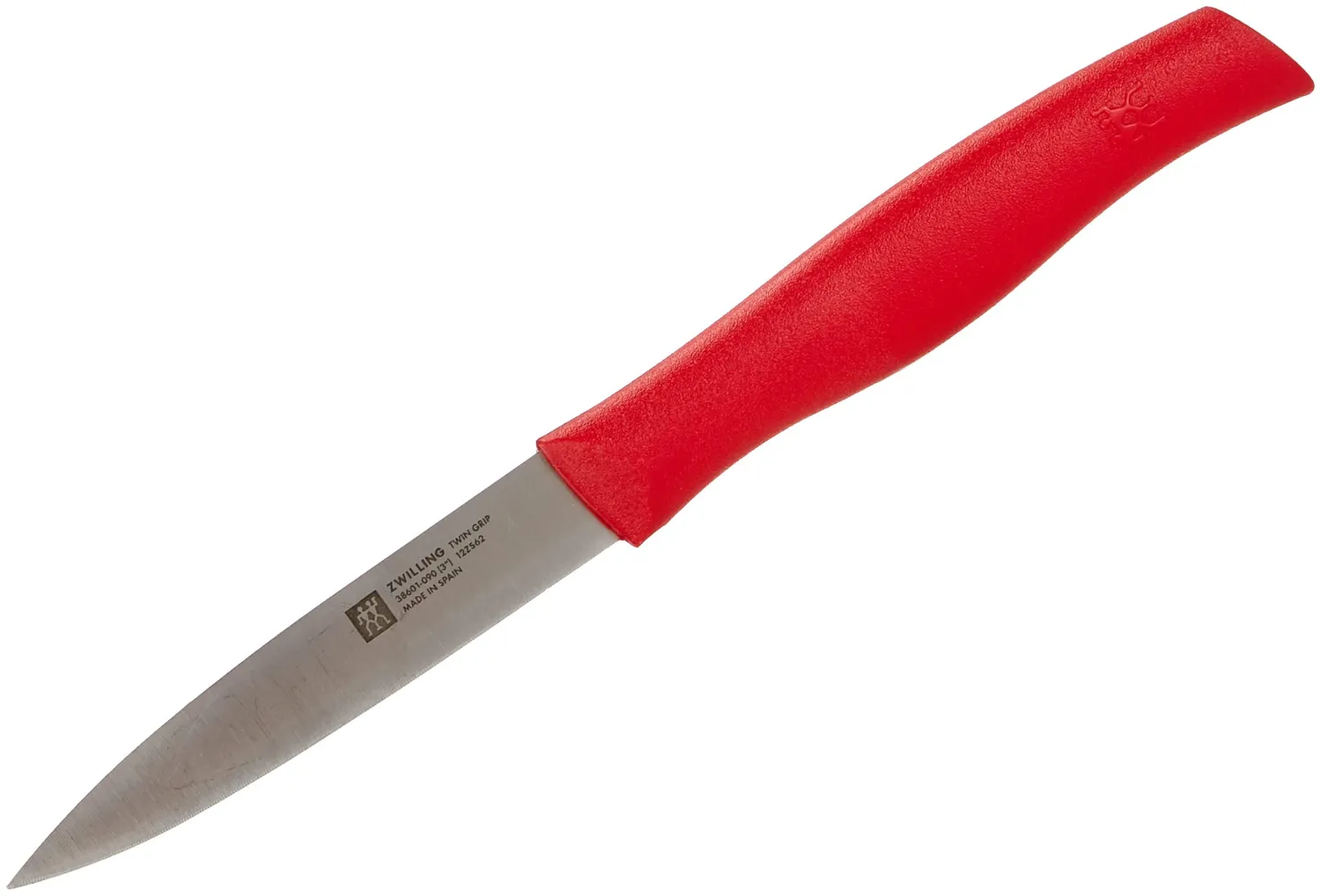 Zwilling Twin Grip spelucchino 9 cm rosso inox