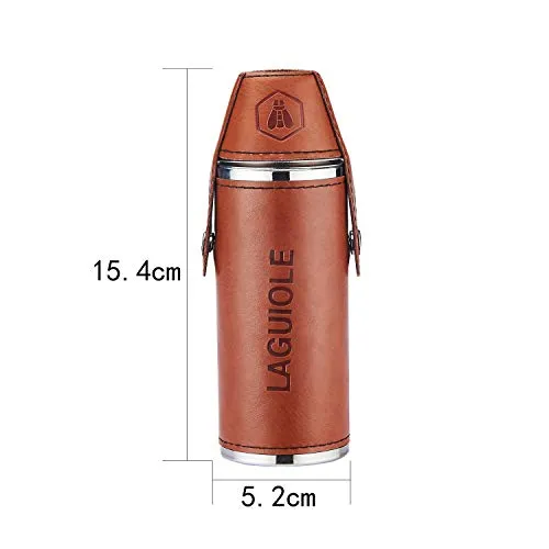 Laguiole en Aubrac fiaschetta 235 ml marrone 2 bicchieri