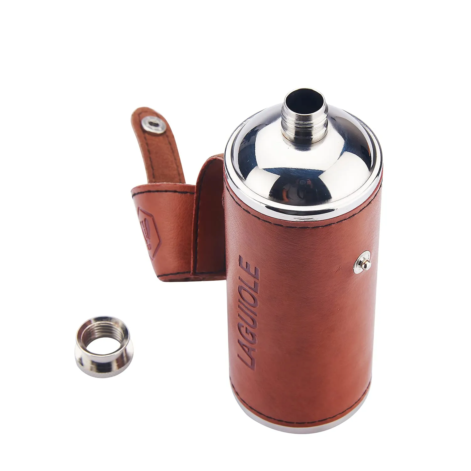 Laguiole en Aubrac fiaschetta 235 ml marrone 2 bicchieri