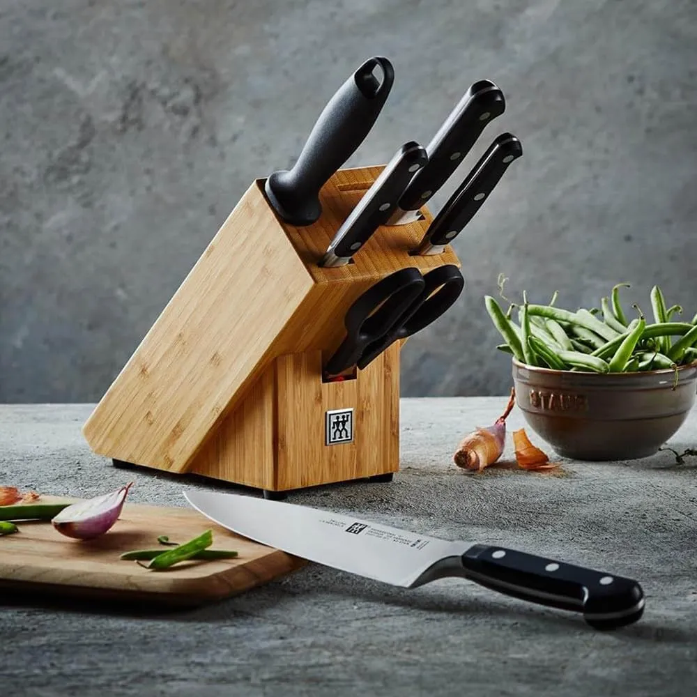 Zwilling Professional S Ceppo Coltelli 7 Pezzi Bambu