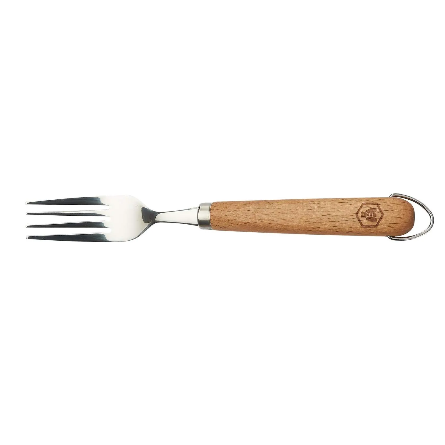 Laguiole en Aubrac set posate picnic 3 pezzi legno faggio