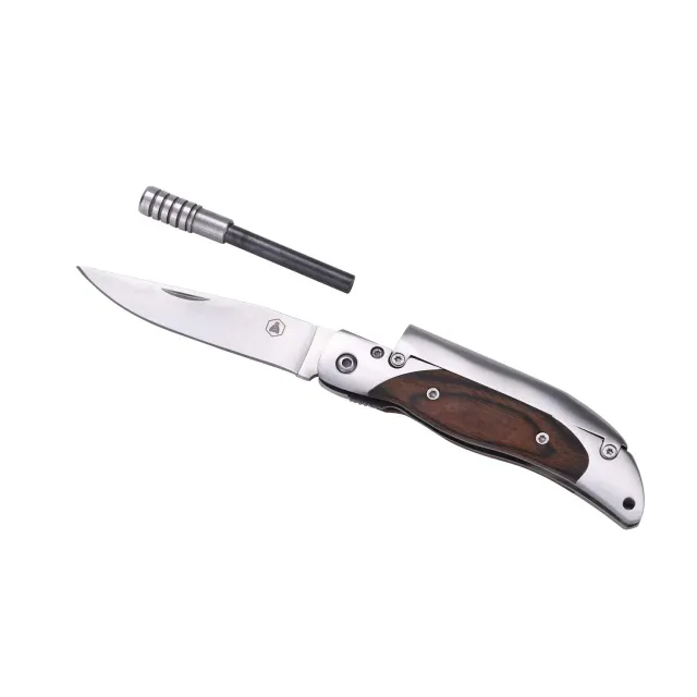 Laguiole en Aubrac coltellino tascabile 7 cm palissandro focaia
