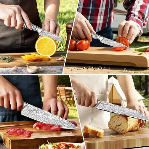 MOSFiATA Zaino Portacoltelli 39 Pezzi Chef BBQ 25cm