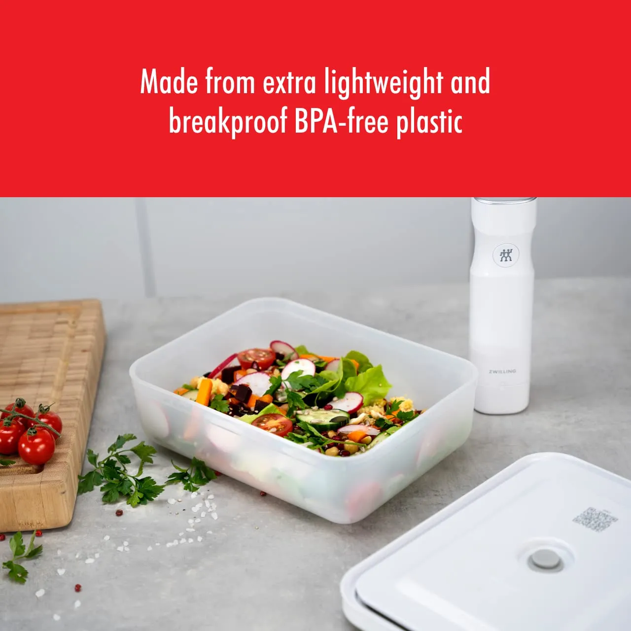 Zwilling Fresh & Save contenitore sottovuoto medio grigio