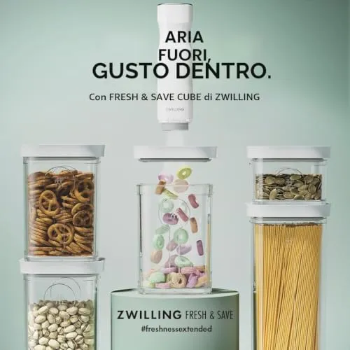 Zwilling Fresh & Save Cube portaetichette 3 pezzi grigio