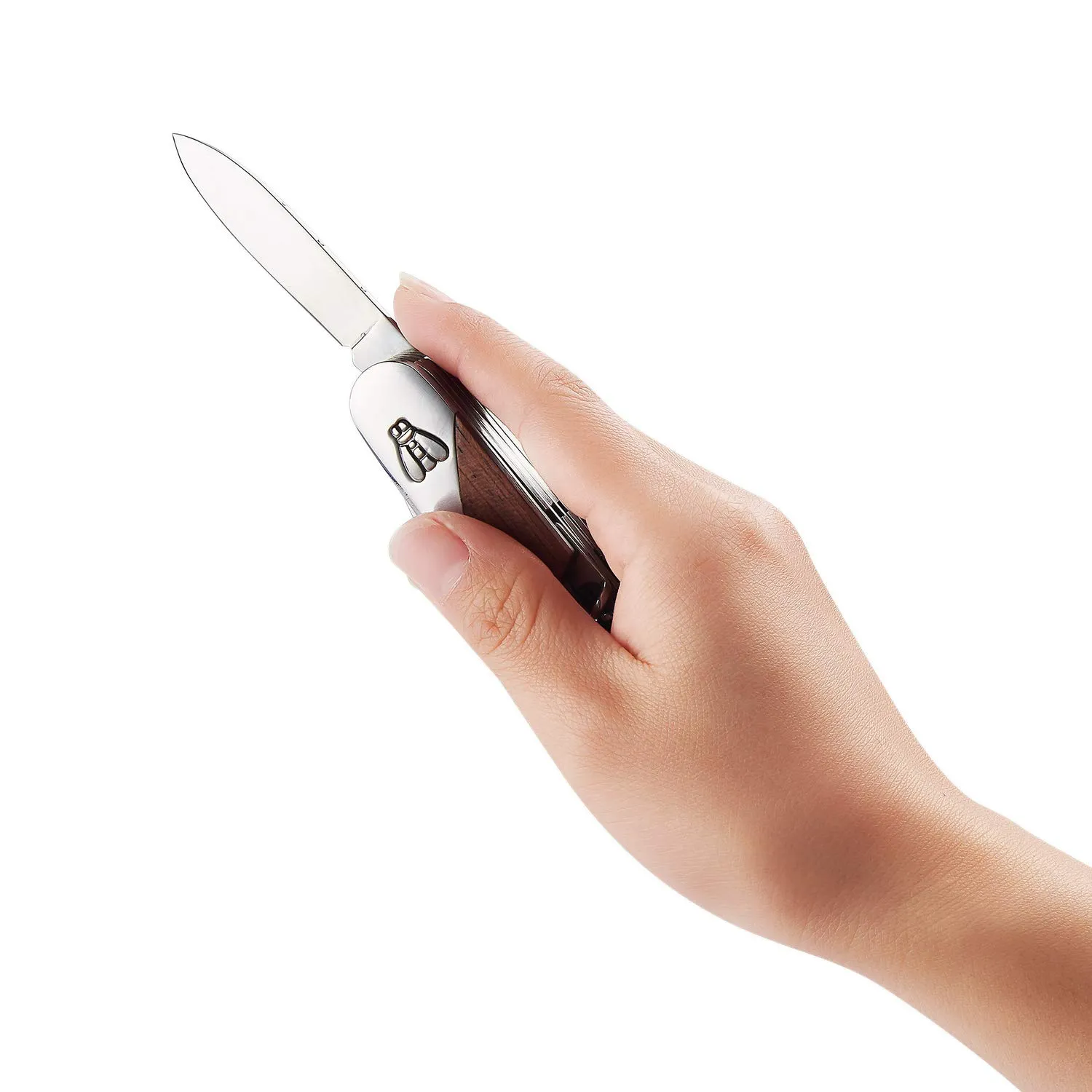 Laguiole coltello multifunzione 11 funzioni palissandro custodia pelle