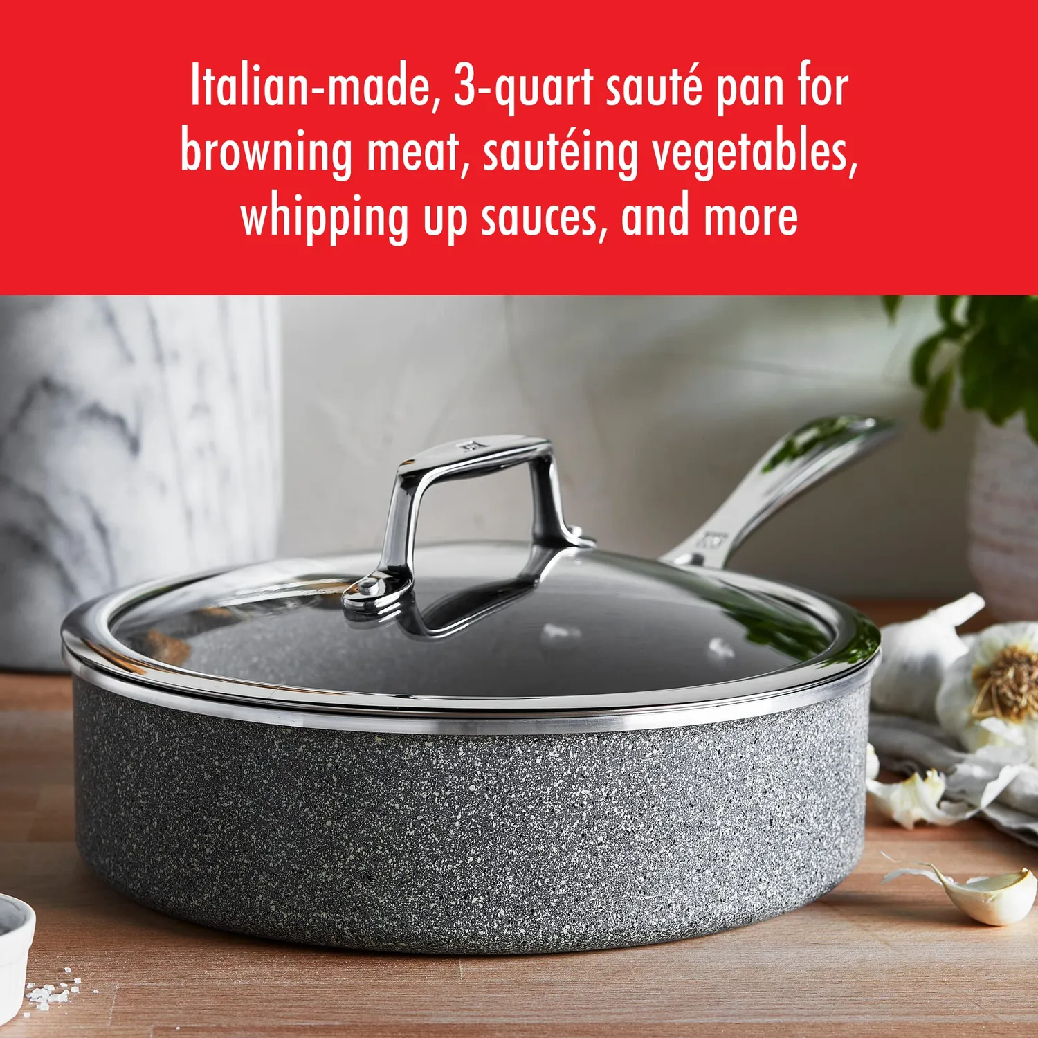 Zwilling Vitale padella antiaderente con coperchio