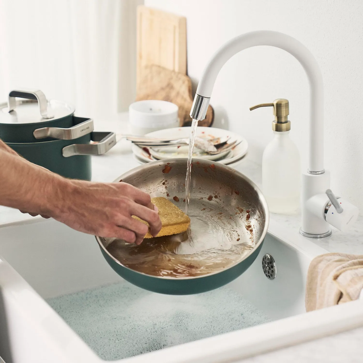 Zwilling Pure padella acciaio inox 28 cm verde