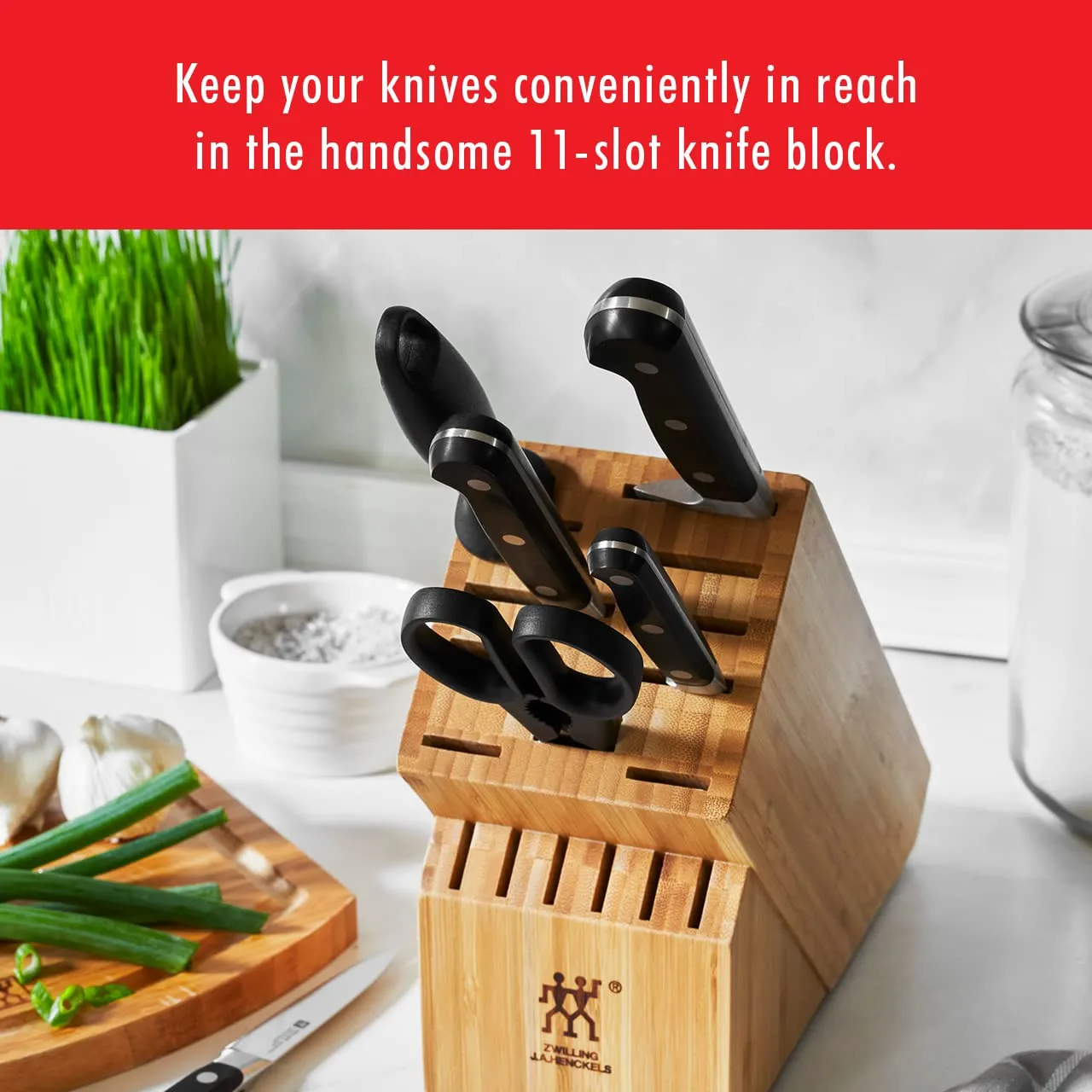 Zwilling Professional S Set Coltelli 5 Pezzi Ceppo Legno