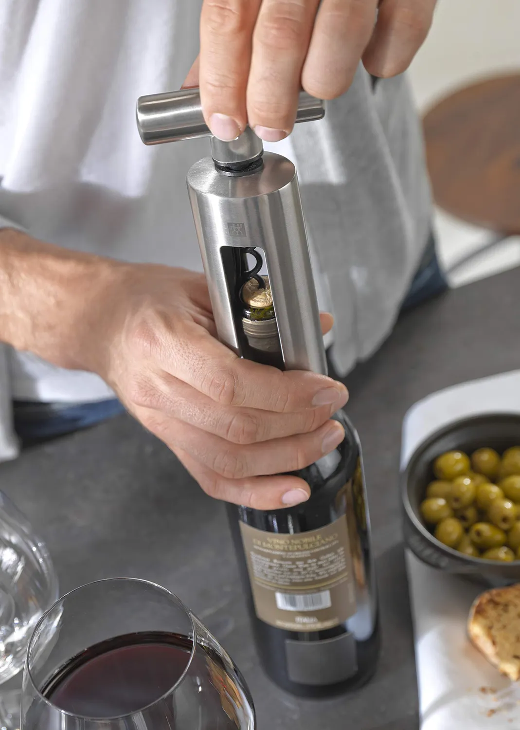 Zwilling Sommelier cavatappi a leva acciaio 19 cm
