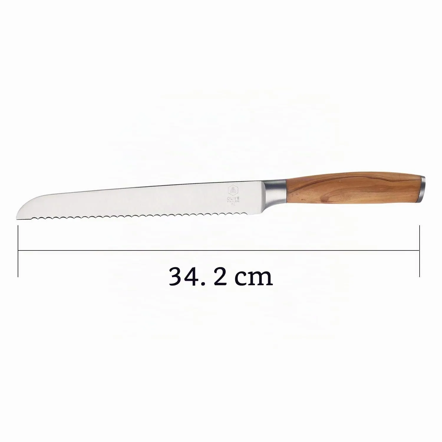 Laguiole en Aubrac Coltello Pane Ulivo 21 cm