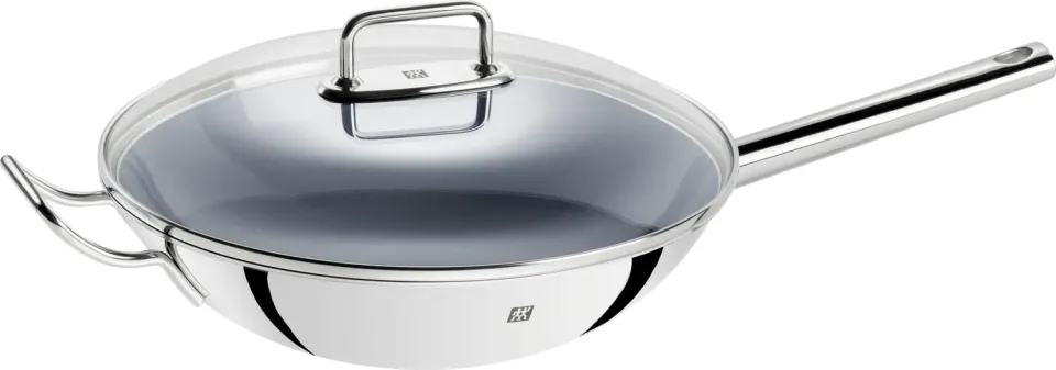 Zwilling Plus 40992-032 Wok Acciaio 32 cm con Coperchio Griglia