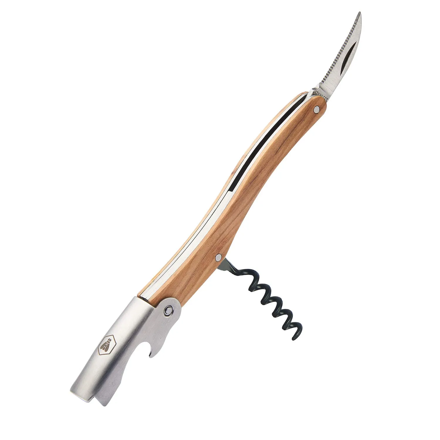 Laguiole en Aubrac set picnic completo 18 pezzi legno pino