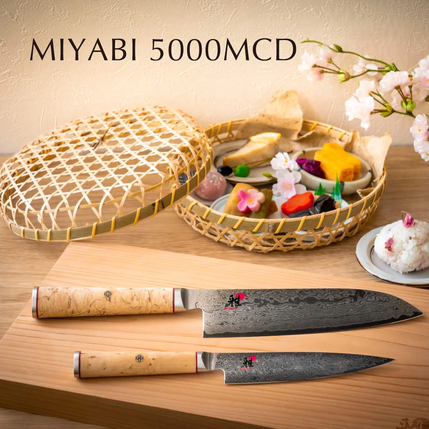 Miyabi 5000 MCD Sujihiki coltello prosciutto 24 cm damasco