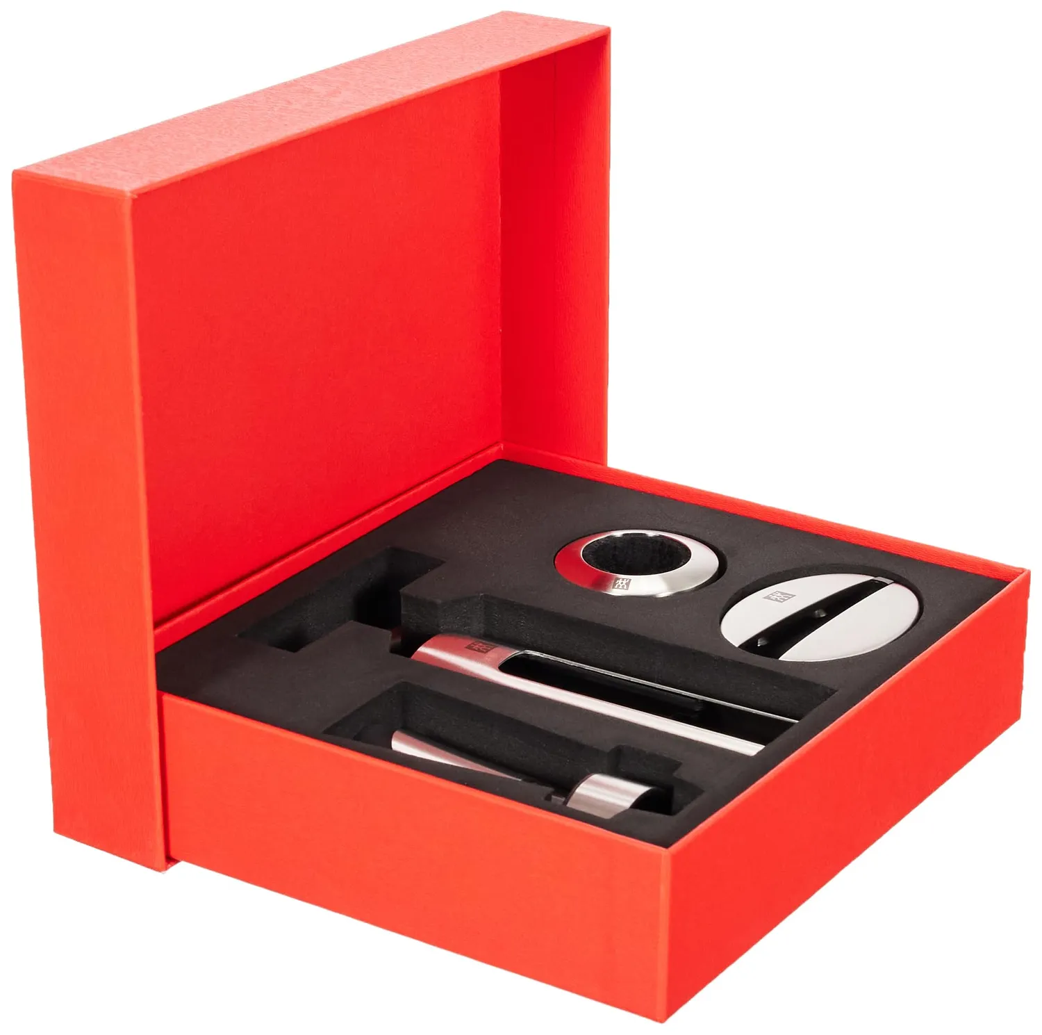 Zwilling Sommelier 39500-054 set vino 4 pezzi acciaio nero