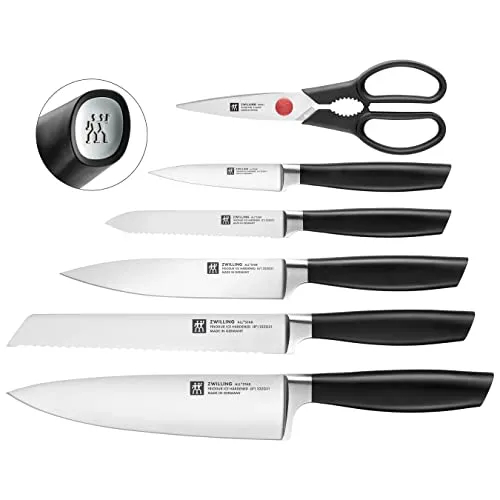 Zwilling All Star ceppo 7 pezzi bianco autoaffilante inox