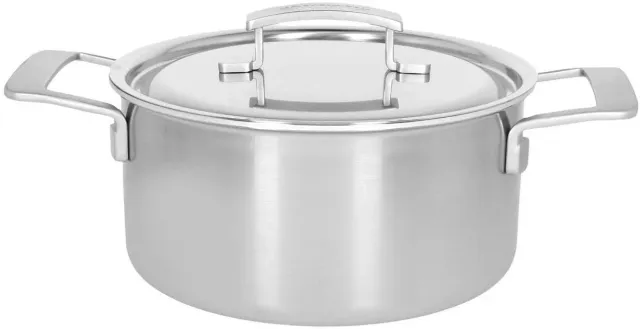 Demeyere Industry 5 pentola bassa 4 litri acciaio inox