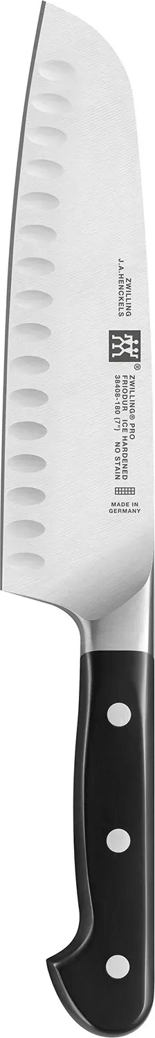Zwilling coltello santoku alveolato acciaio inox