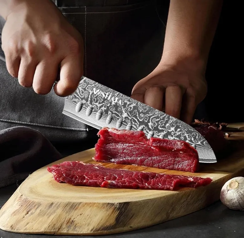 MOSFiATA Santoku 18cm Damasco VG-10 67 Strati G10