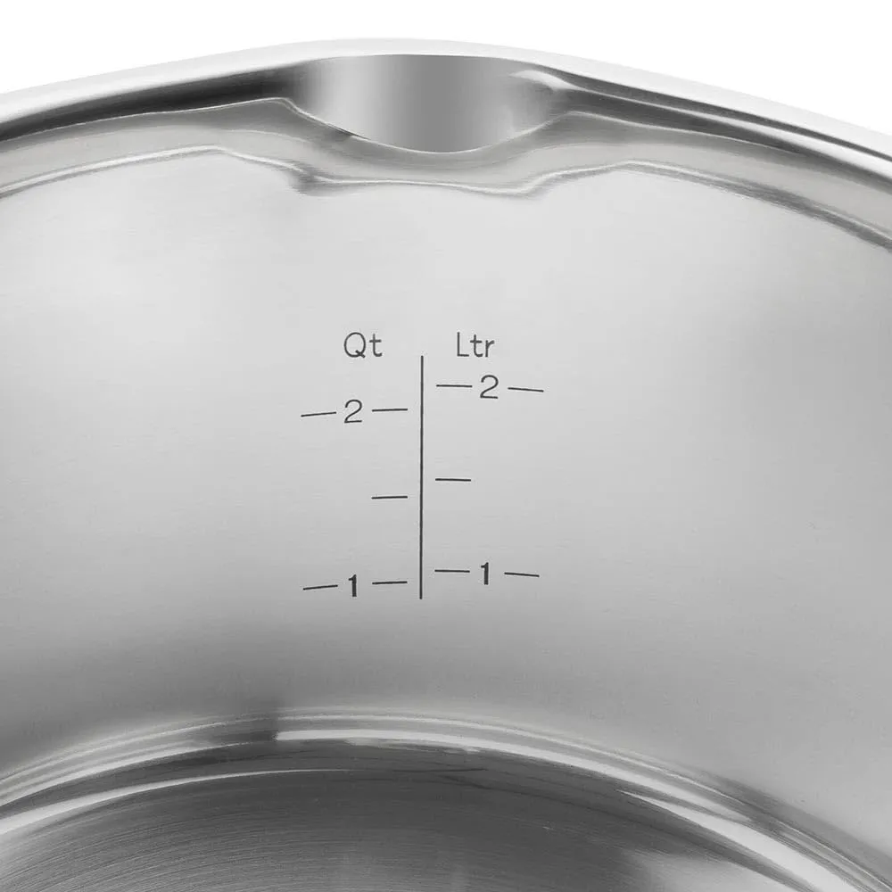 Zwilling Simplify batteria pentole 5 pezzi argento induzione