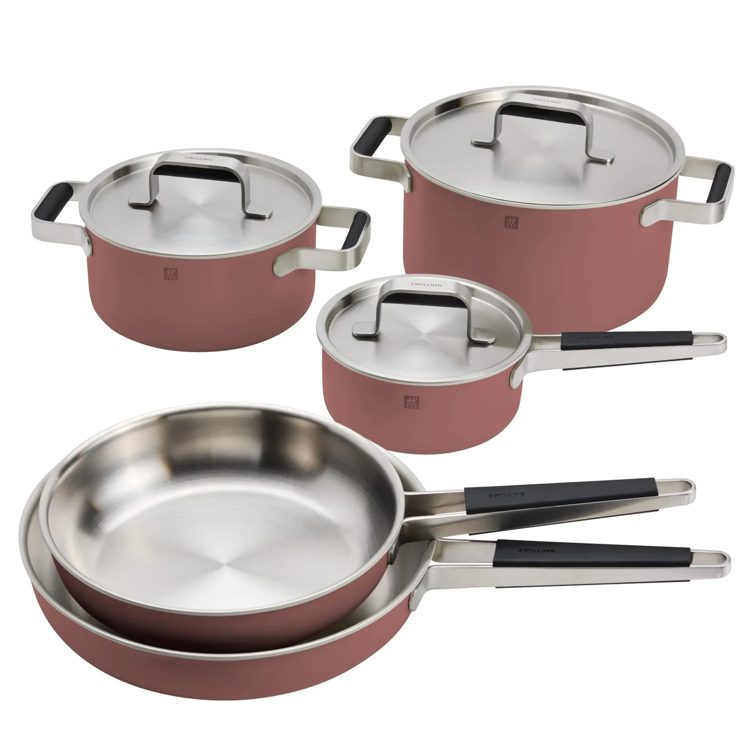 Zwilling Pure set pentole 6 pezzi avorio acciaio triplo strato