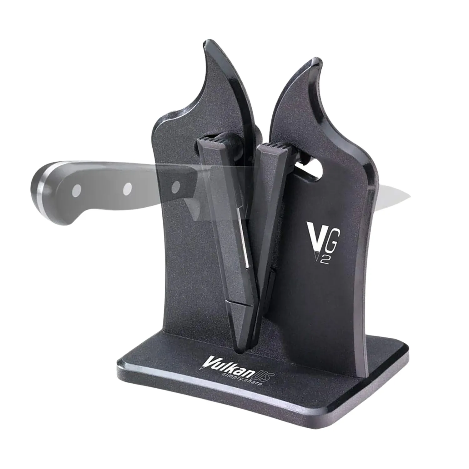 Vulkanus VG2 Classic Affilacoltelli Nero Lavastoviglie