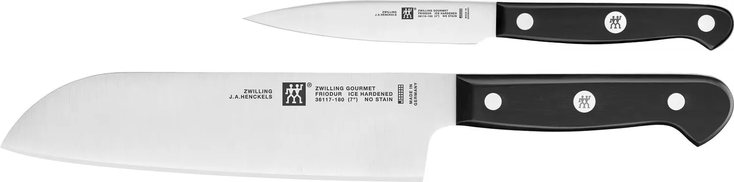 Zwilling Gourmet Coltello Nakiri 17 cm Nero Acciaio