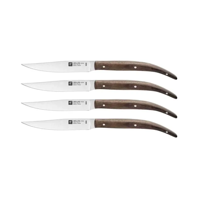 Zwilling 39161-000 set 4 coltelli bistecca legno jacaranda