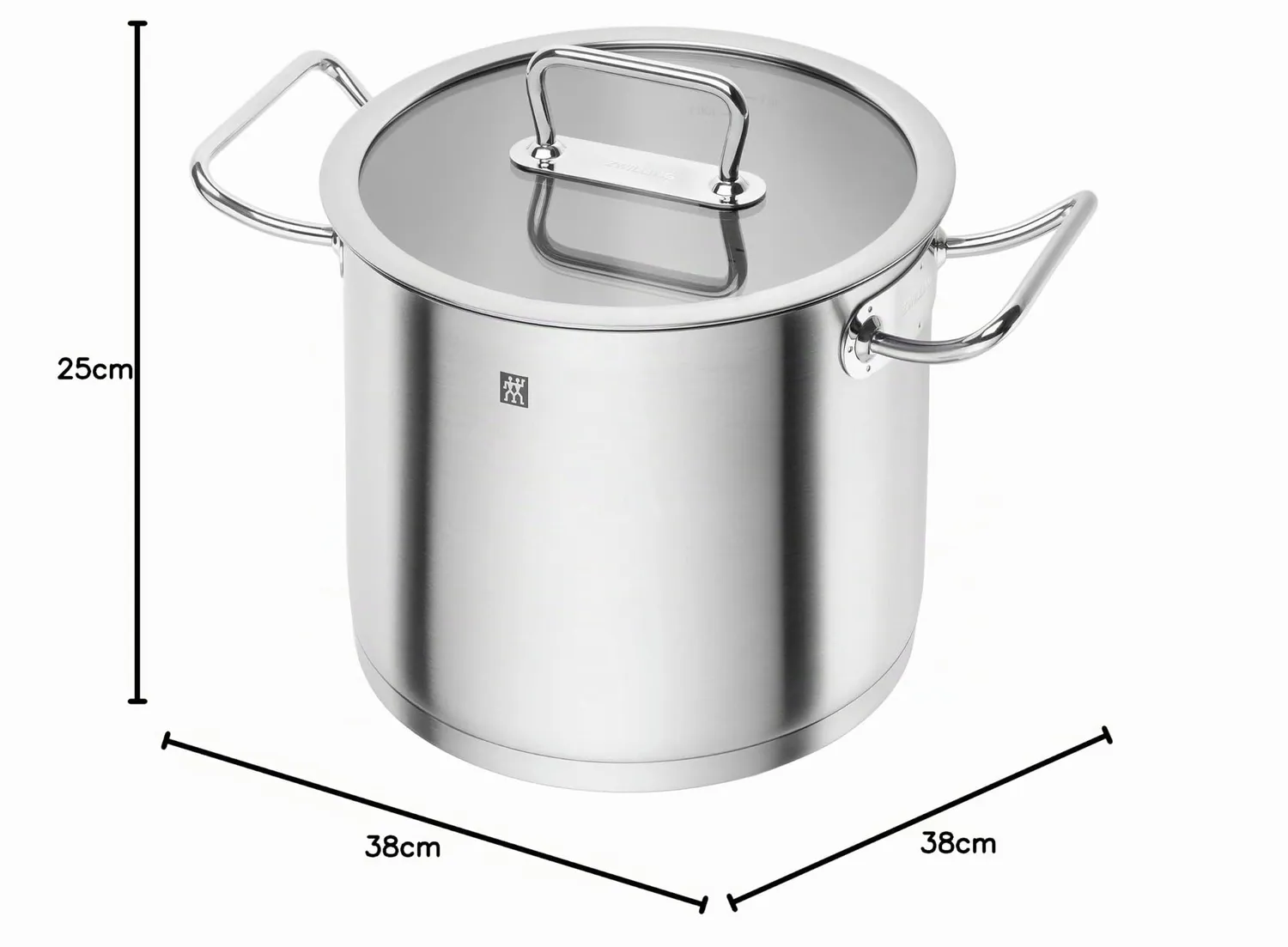 Zwilling Pro pentola alta 28 cm acciaio inox 18/10
