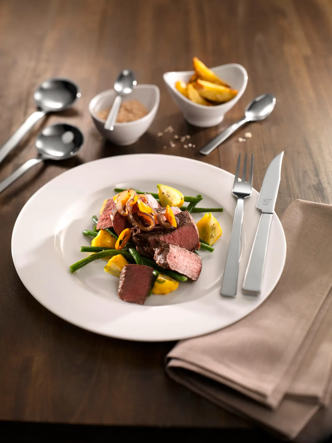 Zwilling Dinner Set 2 Coltelli Bistecca Acciaio