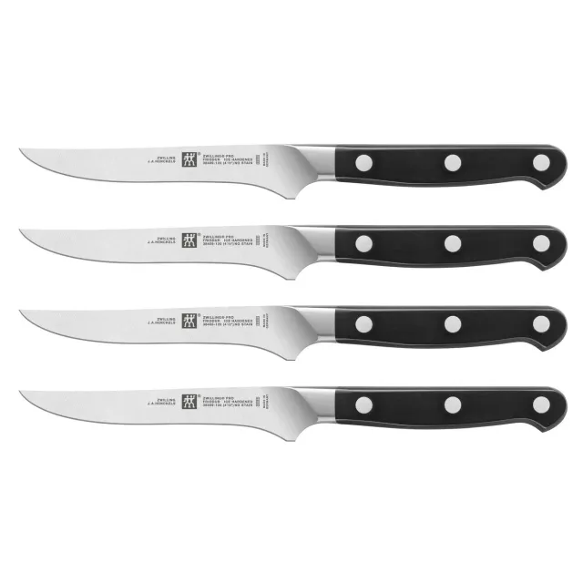 Zwilling set 4 coltelli bistecca 38430-002 manico tre rivetti