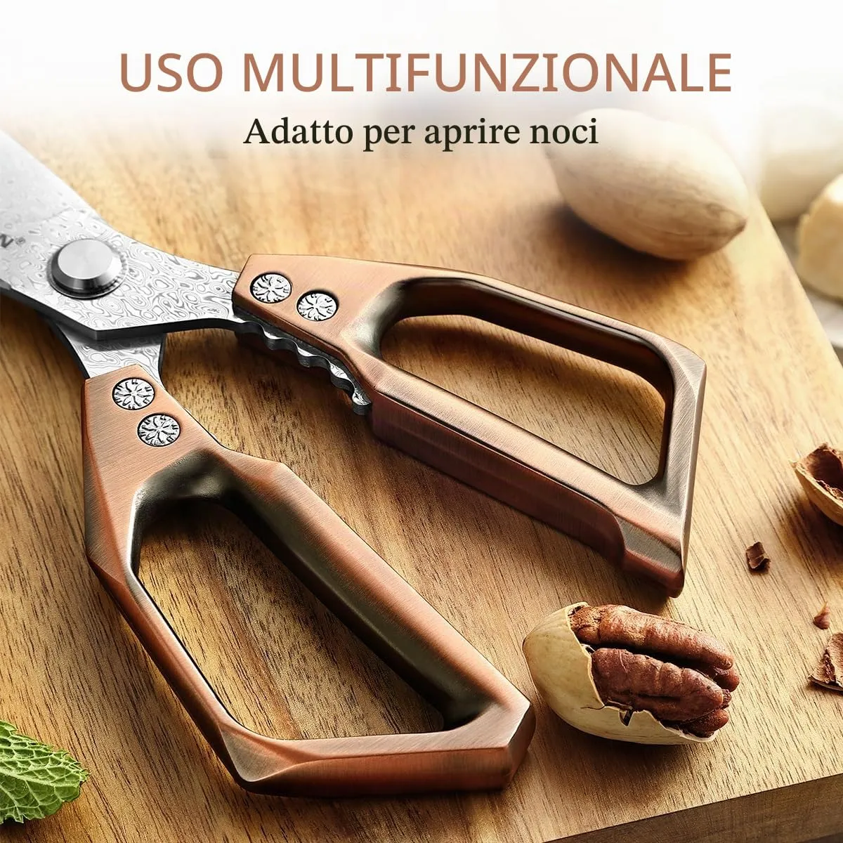 Hezhen forbici cucina damasco 110 strati