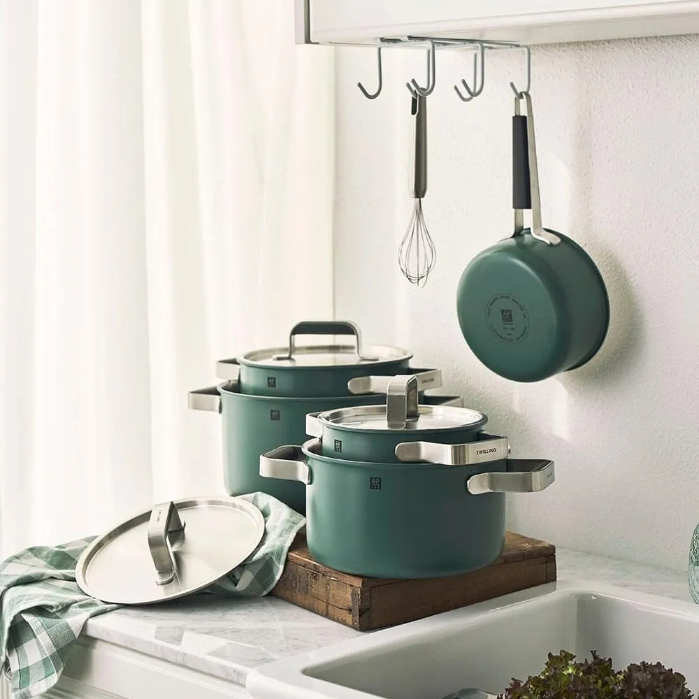 Zwilling Pure set pentole 3 pezzi verde ceramica